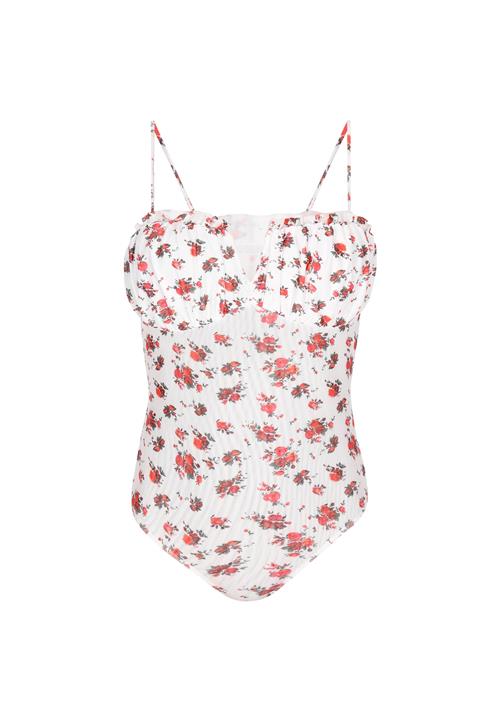 NALLY Shirtbody  grå / rød / hvid