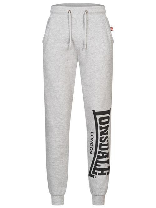 LONSDALE Bukser  grå-meleret / sort