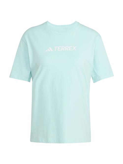 ADIDAS TERREX Funktionsbluse  aqua / hvid
