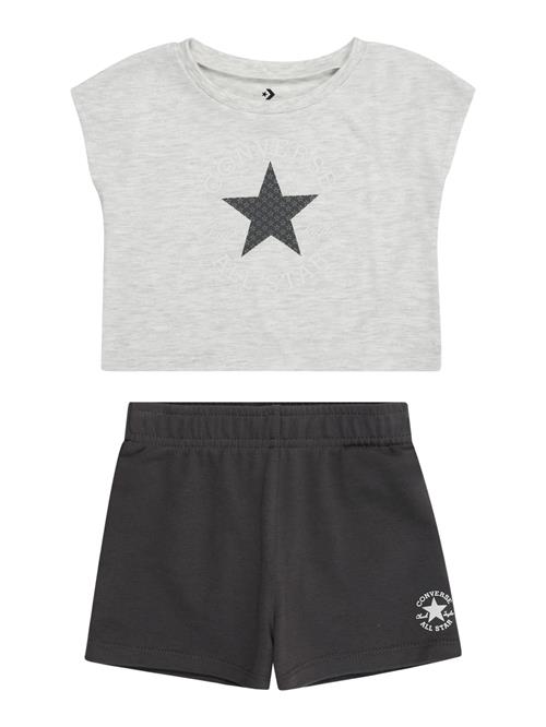 CONVERSE Sæt  grå-meleret / sort