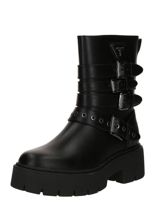 GUESS Boots 'SALVO'  sort / sølv