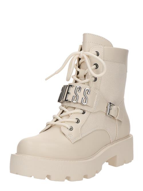 GUESS Snørestøvletter 'Yanzy2'  elfenben