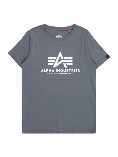 ALPHA INDUSTRIES Shirts  opal / sort / hvid