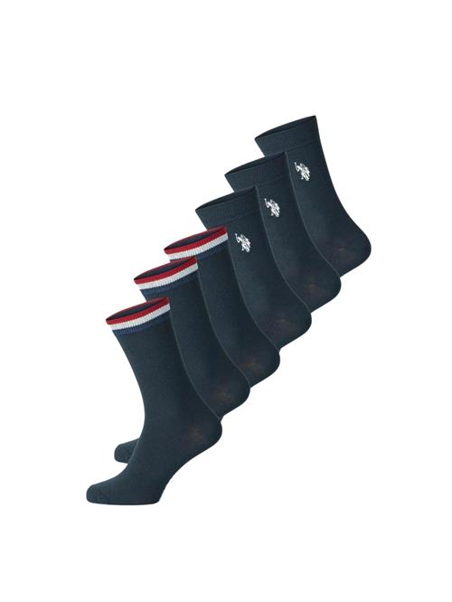 U.S. POLO ASSN. Sokker 'Malte'  navy / rød / offwhite