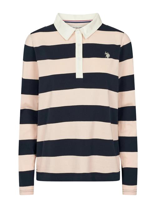 U.S. POLO ASSN. Shirts 'Nancy'  navy / lyserød / hvid