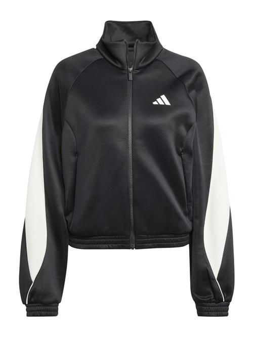 ADIDAS SPORTSWEAR Træningsjakke 'Stadium'  sort / hvid
