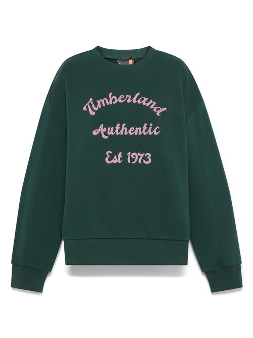 TIMBERLAND Sweatshirt  mørkegrøn / lys pink