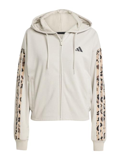 ADIDAS SPORTSWEAR Sportssweatjakke  camel / brun / greige / sort