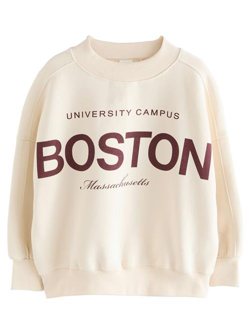 Next Sweatshirt  ecru / mørkebrun