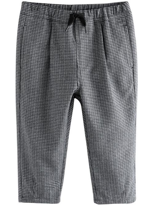 Next Bukser  grå / sort / offwhite