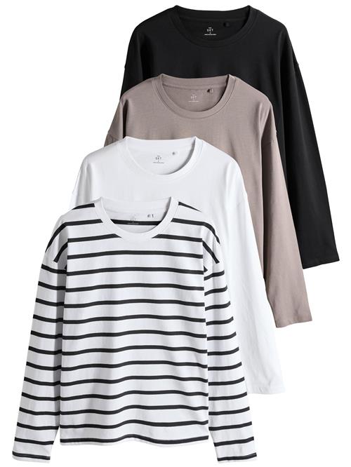 The Set Shirts  brun / sort / hvid