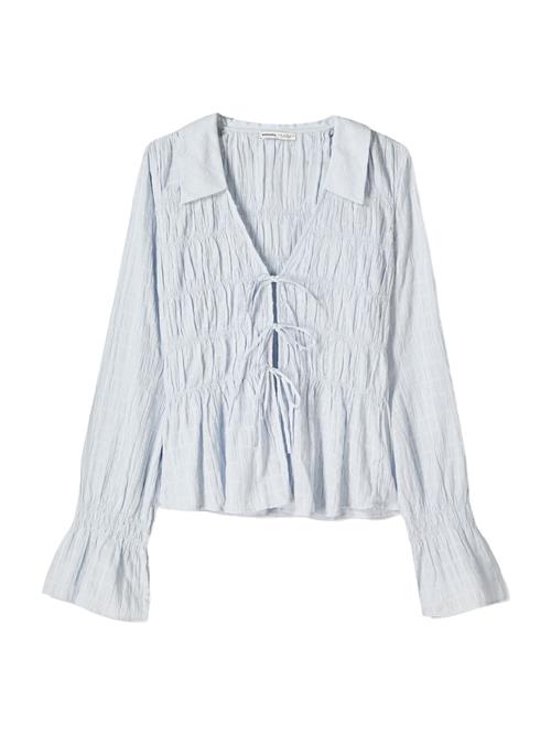 Bershka Bluse  dueblå
