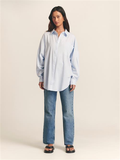 St MRLO Bluse 'Requisite'  lyseblå