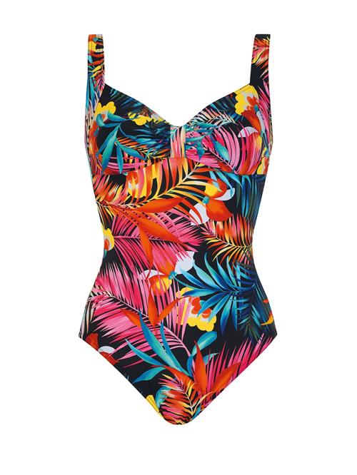 SUNFLAIR Badedragt  gul / hummer / pink / sort