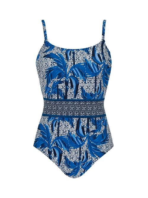 OLYMPIA Badedragt  navy / lyseblå / mørkeblå / hvid