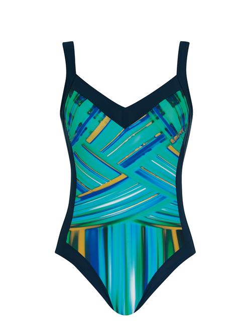 SUNFLAIR Badedragt  blå / neonblå / orange