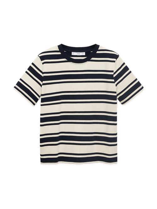 MANGO Shirts 'CONTRI-H'  lysebeige / navy