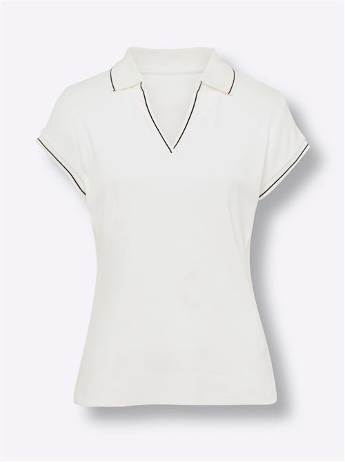 heine Shirts  ecru / sort