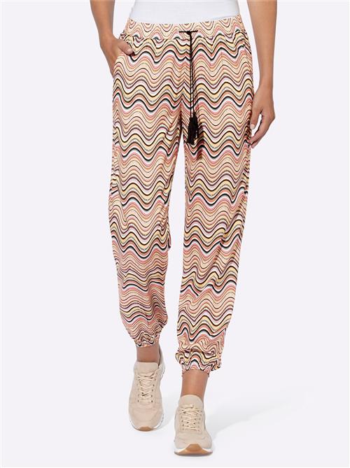 heine Bukser  creme / lyserød / sort / hvid