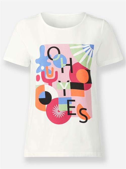 heine Shirts  lysegrøn / orange / lyserød / hvid