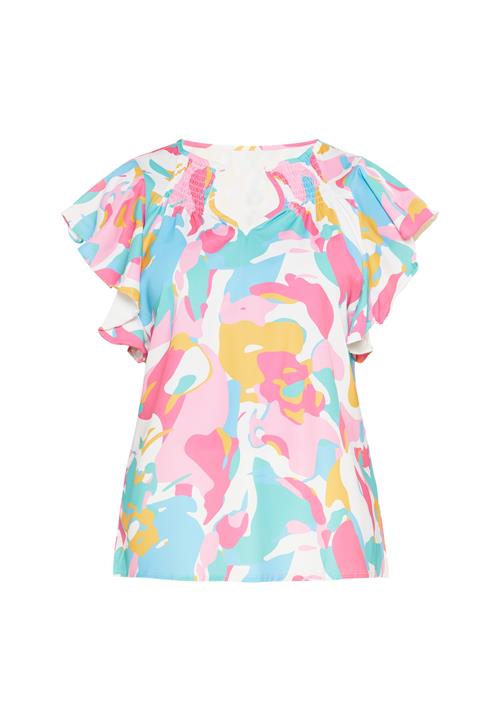 FELIPA Bluse 'Fashion Look'  lyseblå / gylden gul / mint / lyserød