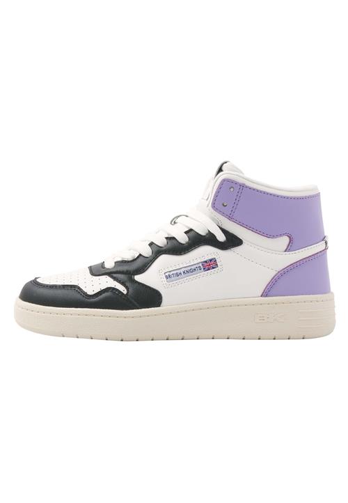 BRITISH KNIGHTS Sneaker high 'NOORS MID'  lilla / sort / hvid