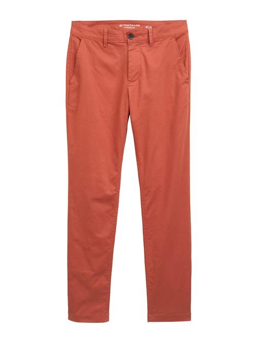 TOM TAILOR Lærredsbukser  orangerød