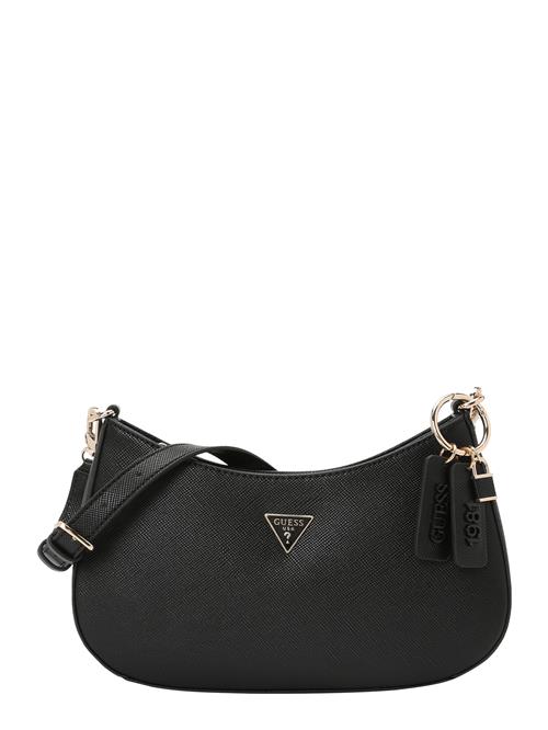 GUESS Håndtaske 'NOELLE II TOP ZIP SHOULDER BAG'  sort