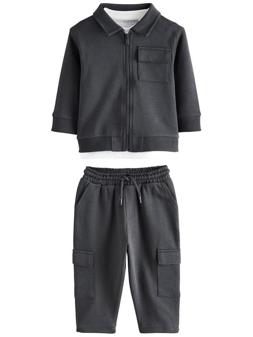 Next Sæt  antracit / hvid