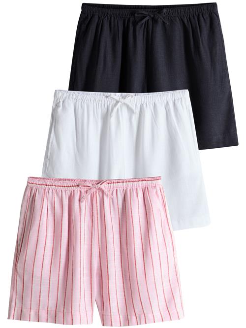 The Set Bukser  lyserød / rød / sort / hvid