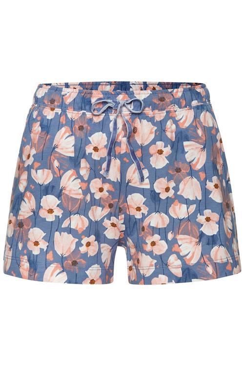 VIVANCE Pyjamasbukser  røgblå / brun / fersken / hvid