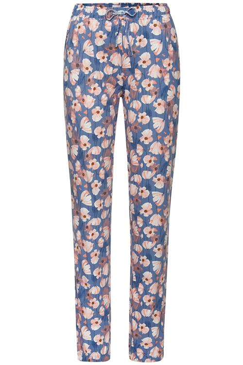 VIVANCE Pyjamasbukser  ecru / dueblå / lyseorange