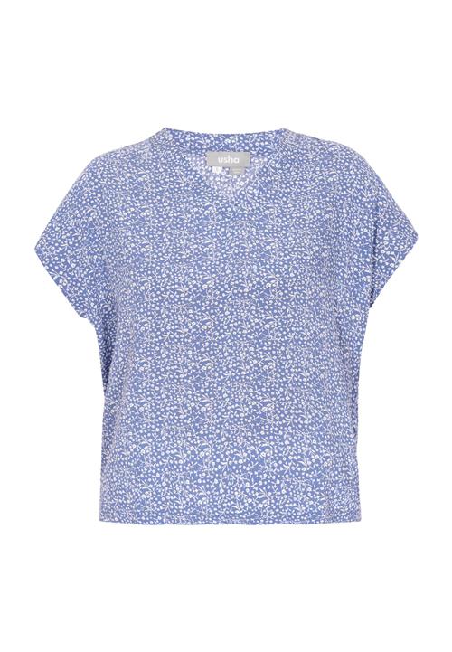 FELIPA Bluse 'Fashion Look'  lyseblå / hvid