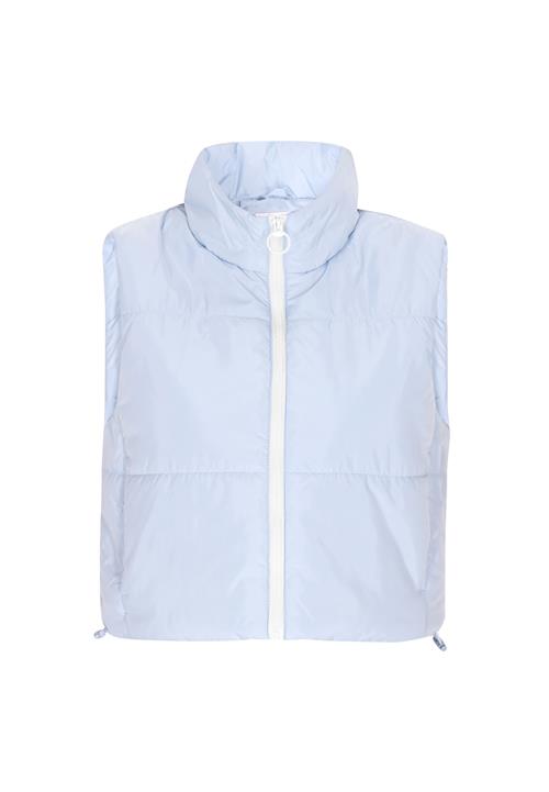 swirly Vest  lyseblå
