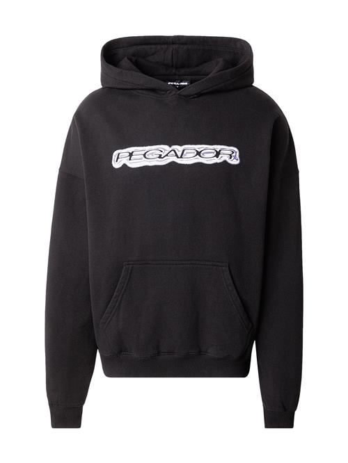 Pegador Sweatshirt 'Baxter'  sort / hvid