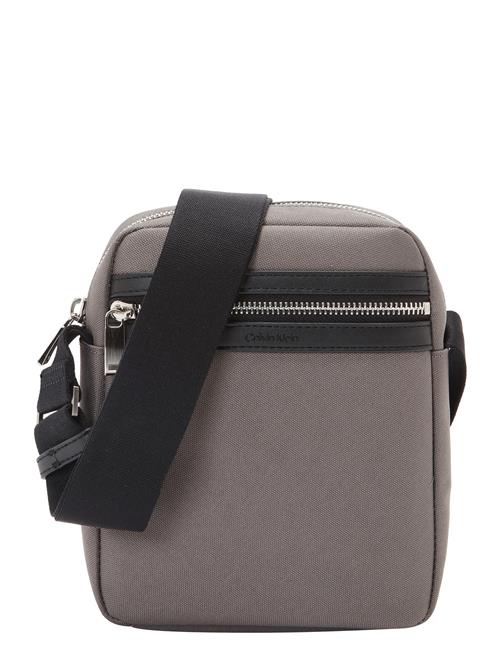 Calvin Klein Skuldertaske  grå / sort