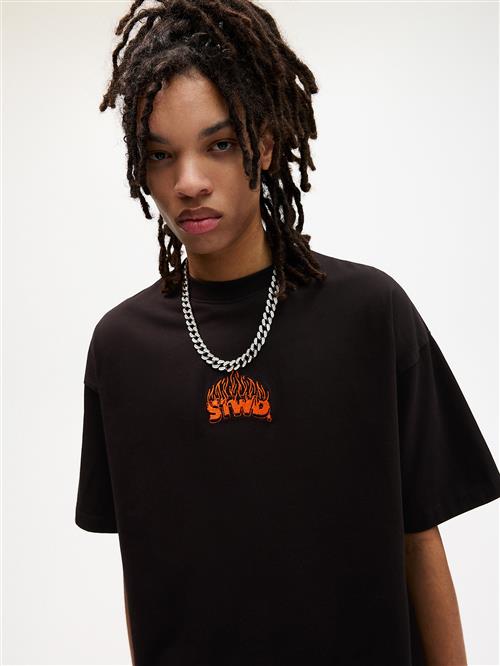 Pull&Bear Bluser & t-shirts 'STWD'  orange / sort