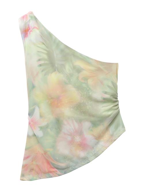 Pull&Bear Overdel  grøn / lilla / orange / hvid