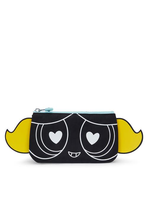 KIPLING Skuldertaske 'Creativity L'  gul / sort / hvid