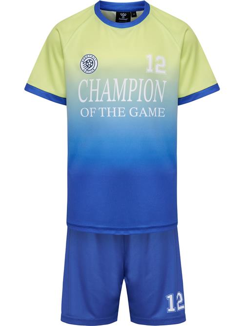 Hummel Sæt  blå / neongrøn / hvid