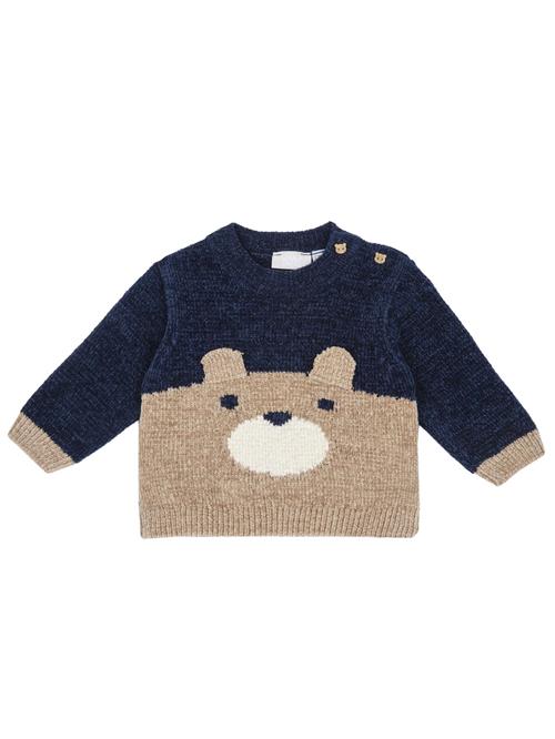 Chicco Pullover  camel / marin / hvid