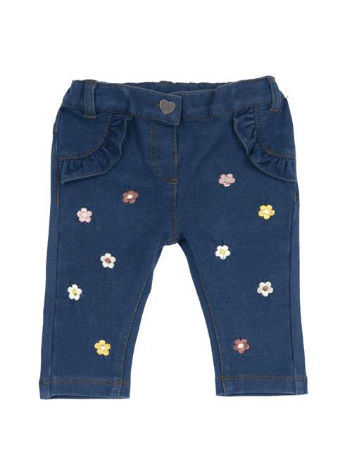 Chicco Bukser  blue denim / gul / rosé / hvid