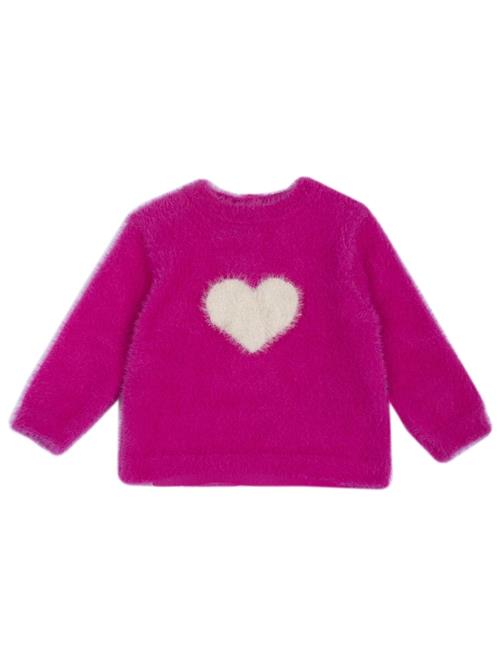 Chicco Pullover  fuchsia / hvid