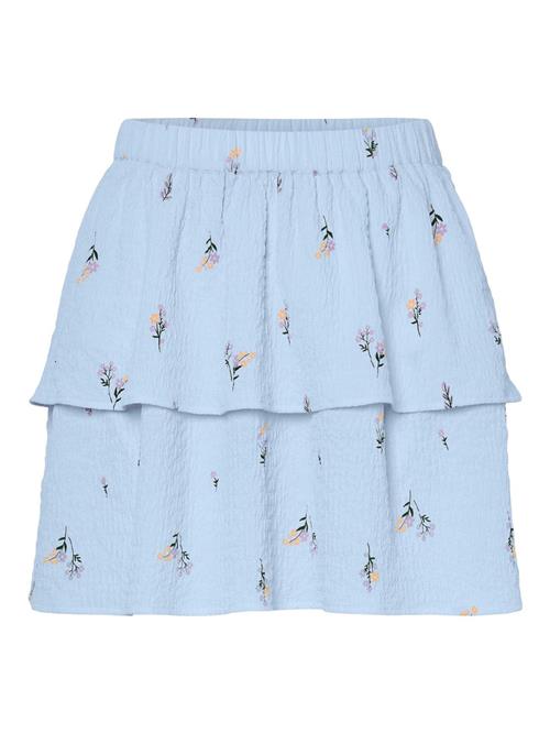 PIECES Nederdel 'PCJeo'  himmelblå / mørkegrøn / orange