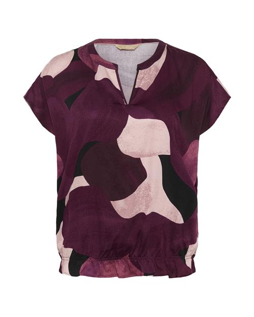 CULTURE Bluse 'Dana'  rosé / vinrød / sort