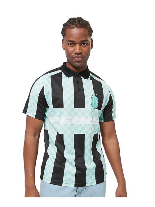 Pequs Bluser & t-shirts 'Football Logo'  aqua / sort