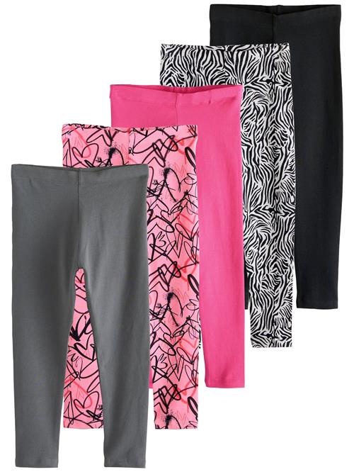 Next Leggings  grafit / pink / pitaya / sort / hvid