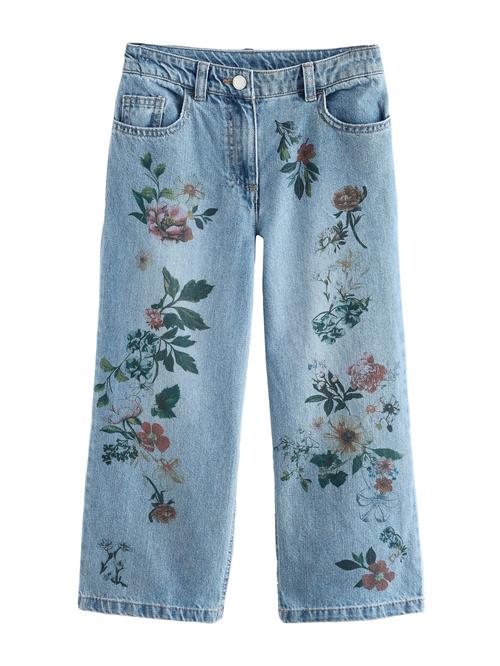 Next Jeans  blue denim / gran / mørkeorange / mørkerød