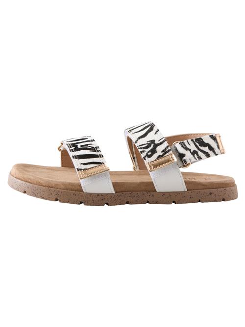 Next Sandaler  guld / sort / hvid