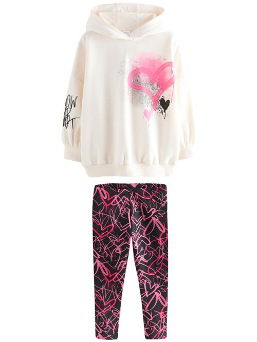 Next Sæt  pink / mørk pink / sort / hvid